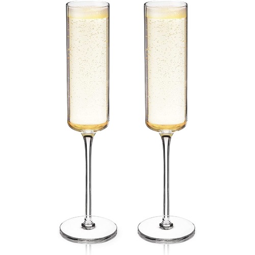 Viski Laurel Champagne Flutes Set of 2