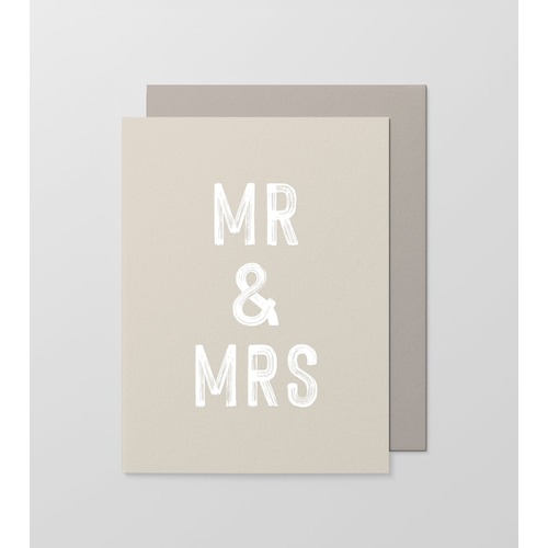 Mr & Mrs (grey) 