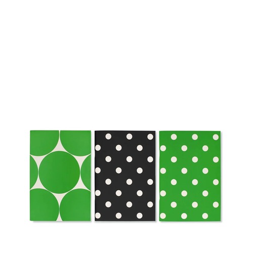 KSNY Triple Notebook Set, Joy Dot (Green)