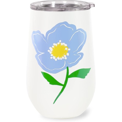 KSNY Stainless Steel Wine Tumbler, Sunshine Floral