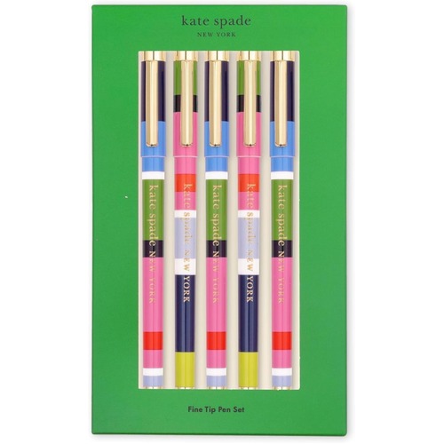 KSNY Fine Tip Pen Set, Sunny Day Stripe