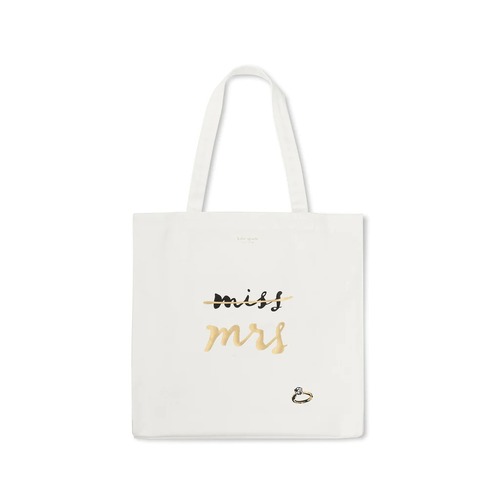 KSNY Canvas Book Tote, Miss to Mrs.