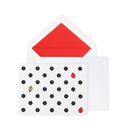 KSNY Notecard Set, Ladybug Dot