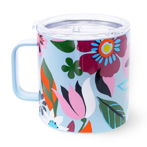 KSNY Stainless Steel Coffee Mug, Safari Floral