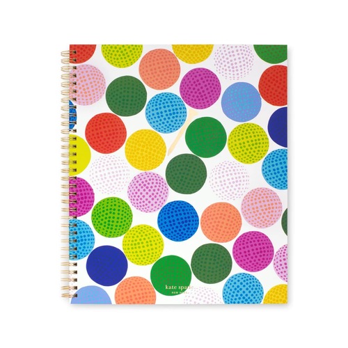 KSNY Large Spiral Notebook, Golf Balls