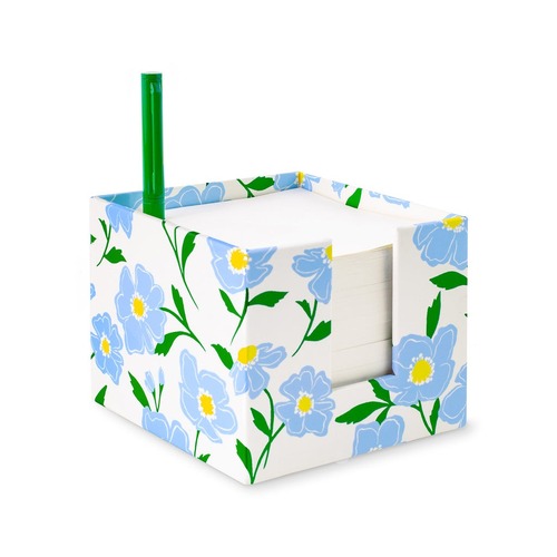 KSNY Notecube with Pen, Sunshine Floral