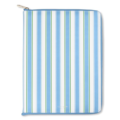 KSNY Notepad Zip Folio, Daisy Stripe