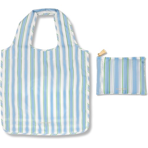 KSNY Reusable Shopping Tote, Daisy Stripe