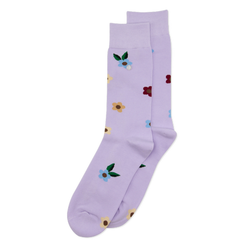 Flowers Pink Socks - Small