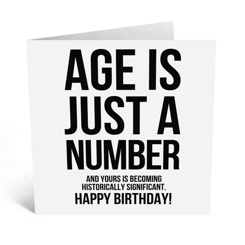 Age is Just a Number 