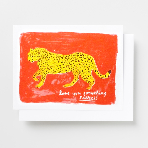 Risograph Card - Love you Something Fierce