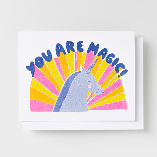 Risograph Card - You are Magic