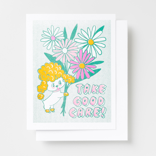 Risograph Card - Take Good Care