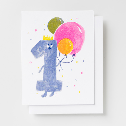 Risograph Card - Birthday 1