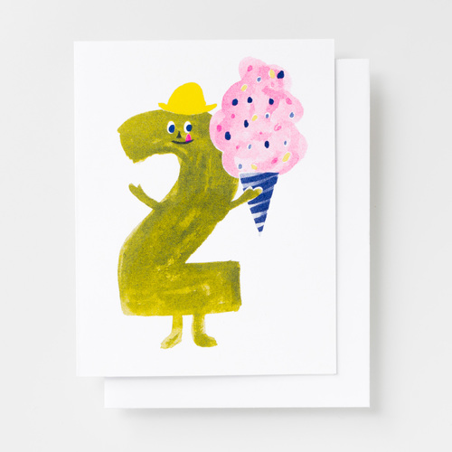 Risograph Card - Birthday 2