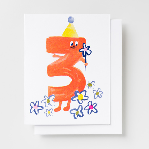 Risograph Card - Birthday 3