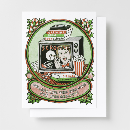 Risograph Card - Celebrate the Reason For the Season