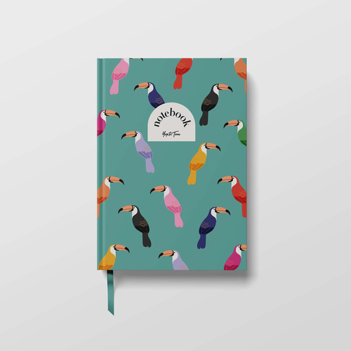 Graphic Lined Notebook - Parade of Tucans