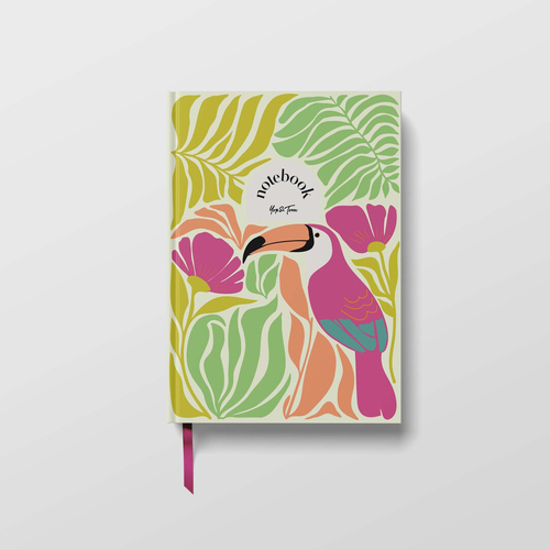 Graphic Lined Notebook - Tuvan Tapestry