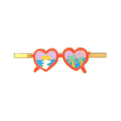 Hair Pin - Heart Shades