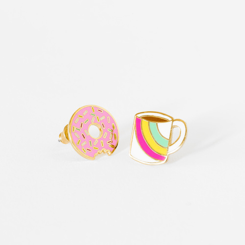 Coffee/Donut Earrings