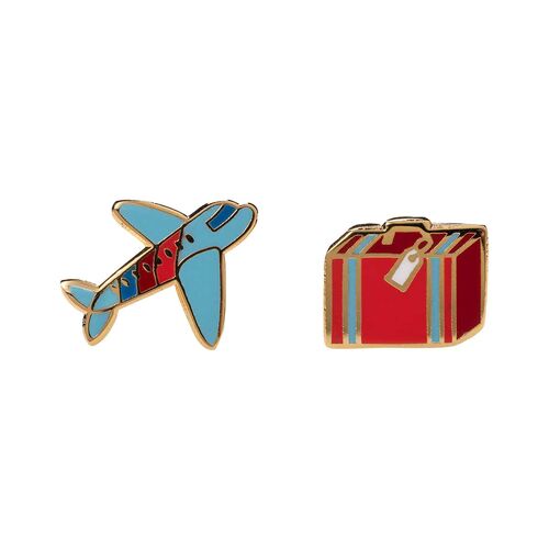 Airplane & Suitcase Earrings