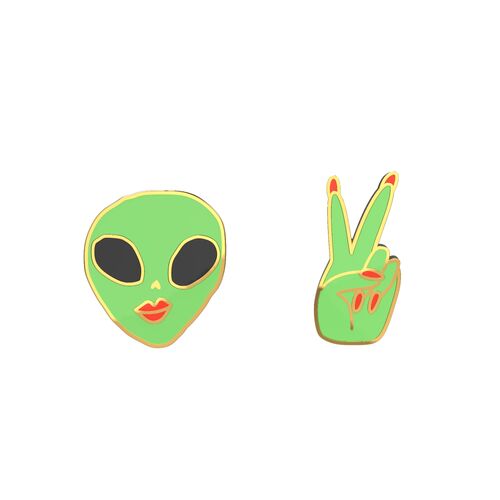 Alien Earrings