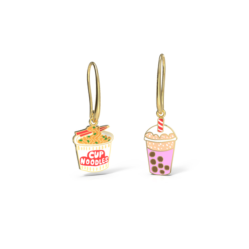 Drop Earrings - Ramen and Boba