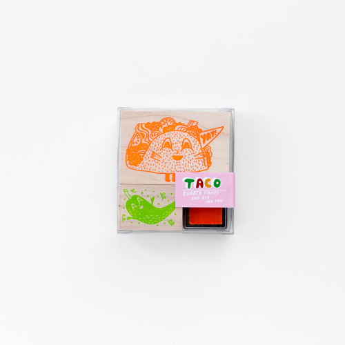 Taco & Hot Pepper Small Stamp Kit