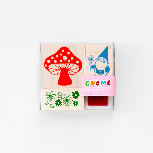 Gnome/Mushroom Small Stamp Kit