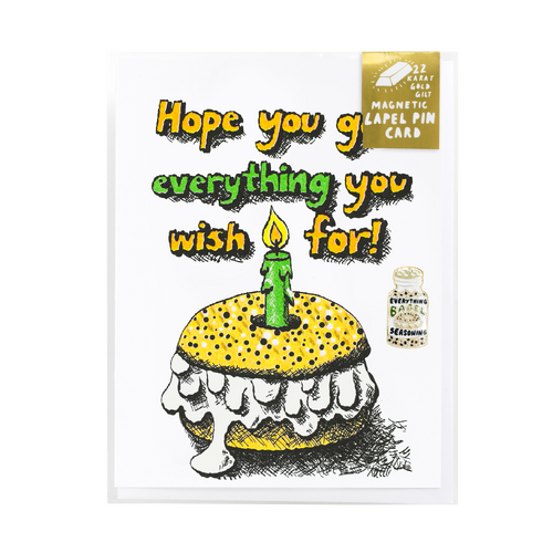 Hope You Get Everything You Wish for Lapel Pin & Card