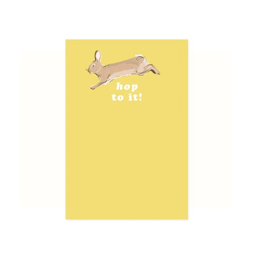Hop To It Notepad