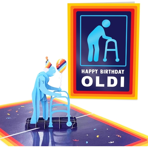 Oldi 3D Pop Up Card