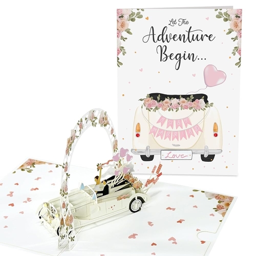 Let The Adventure Begin 3D Pop Up Card