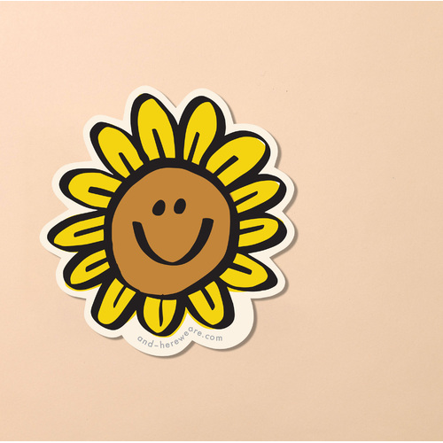 Happy Sunflower Sticker