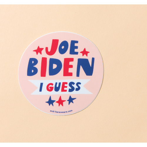 Joe Biden I Guess Sticker