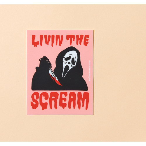 Livin' the Scream Sticker