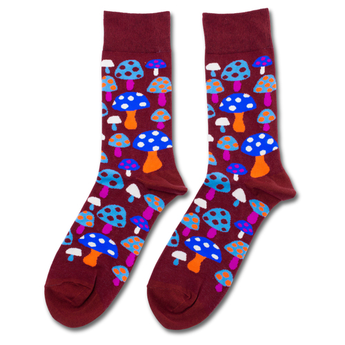 Men's Socks - Mushroom