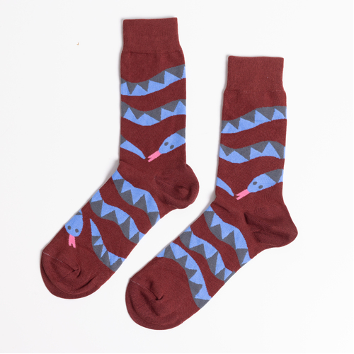 Men's Socks - Snakes