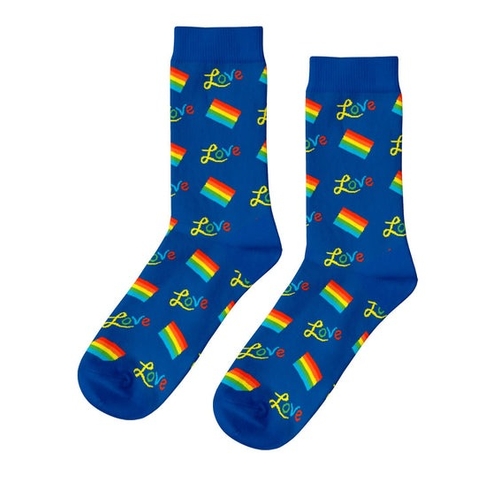 Men's Socks - Rainbow Love