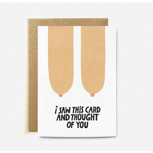 I Saw This Card and Thought of You (Old Boobies) 